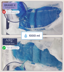 Aire Ultra Protection Adult Diaper Pull Up Pants - Size S/M (1X12 pcs) (Adult Diaper Pants Overnight Protection Heavy Leakage)