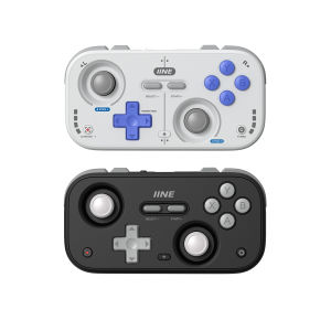 IINE Retro Pocket Game Controller Compact&Portable 1000Hz Polling Rate Recessed Joystick Designed 600mAh Battery Multi-platform Compatibility