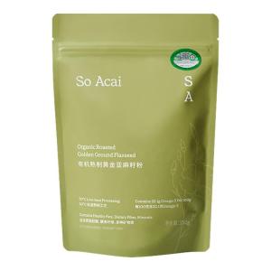 SO ACAI | Organic Golden Flaxseed Powder Ready-to-Eat Fiber Supplement