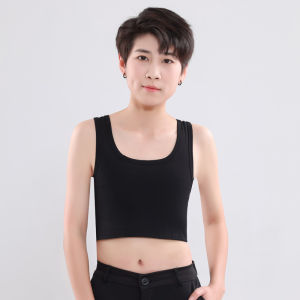 Tomboy Chest Binder Bandage 15CM Pull Over Corset NO BUCKLE Underwear Breast Reduction Les Ultra-Flat Bandage Cos Female Pullover Vest Large Size Plastic Chest Big Chest Shows Small Handsome T