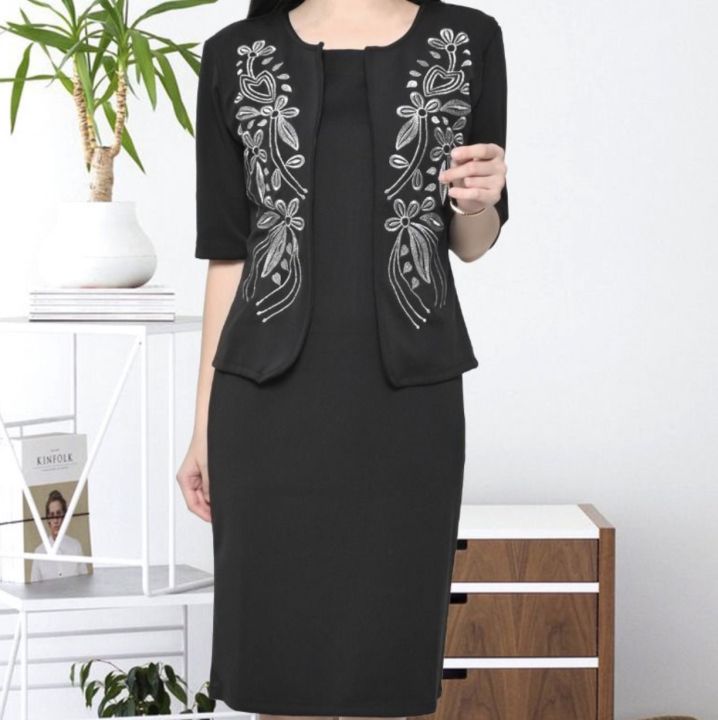 Formal Dress With Blazer Tailored Blazer Dress With Reversible