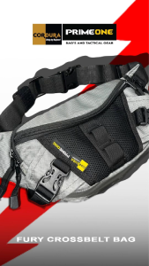 Primeone Fury crossbelt bag color Gray for men and women