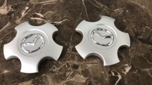 Logo chụp mâm ốp lazang bánh xe ô tô Mazda - Chất liệu nhựa ABS cao cấp