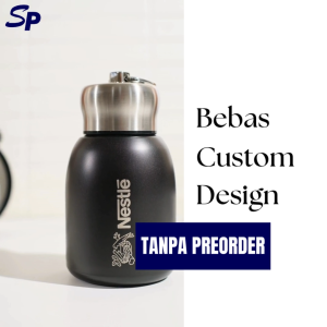 Tumbler Mini Jolly Hot and Cold Vacuum Insulated Stainless Steel Botol Minum Termos Mini Custom Grafir 300ml