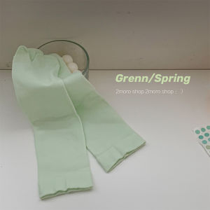 Tomorrow Store Mint Green Thin Toe Socks Black and White Velvet Knee Socks Two-Toe Socks Easiest for Match Tabi Pigs Knuckle Socks