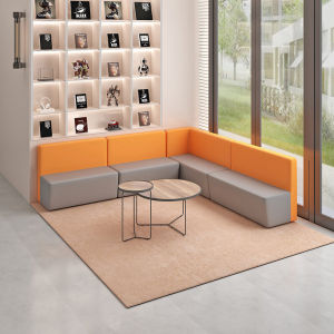 Kindergarten Training Institution Hall Rest Area Corridor Wall Special-Shaped Soft Bag Card Seat Sofa Seat Stool Combination