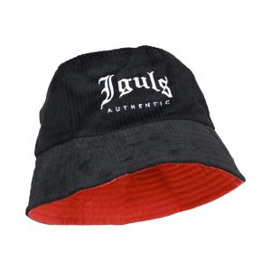 IGULS ™ Topi Bucket Hat Corduroy Kombinasi Drill Bolak Balik Kualitas Premium