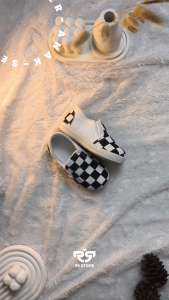 Sepatu Sneaker Anak-Anak Slip On Catur Usia 1-3 Tahun Laki-Laki Perempuan