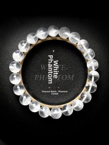 SIFUYUAN | Natural White Ghost Quartz Attract Fortune Bracelet