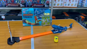 TERUS JAYA TOYS - Mainan Anak Track Racing Shark + 1pcs Mobil Alloy - Bisa Buat Mobil Hot Wheel