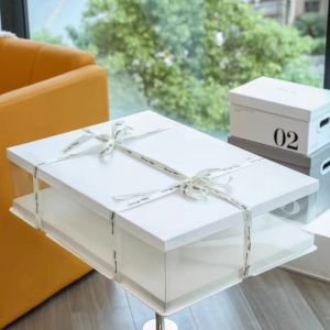 Extra Large Rectangular Cake Box Packaging for Company Annual Meeting Celebration Opening Ceremony Birthday Party 4060