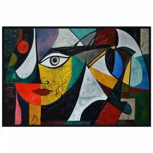 Tranh trừu tượng người chủ đề tự do.Tranh treo tường dán tường trang trí nội thất.CGI-1114