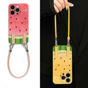 Case For iPhone 16 Pro Max 15Promax iPhone14 High quality PC hard Case HD pattern With phone lanyard Mirror phone holder iPhone12 iPhone13 iPhone11 XSMAX XR