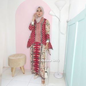 SET JUPRI AYUAN BY MBOKSAM BATIK | SET ABAYA NORI BUSUI