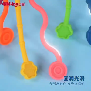 [SG Stock] Baby Pull String Sensory Toys | Montessori Toddler Finger Grasp Training Toy | 0-2 Years Old | Teether Silicone Toy