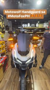 MOTOWOLF Handle Bar Cover / Hand Guard with Light - MDL 3702