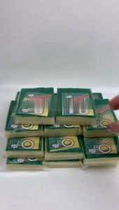 Klik-Beli PAKET ISI 5 PCS Spons Cuci Piring Sponge Busa Sikat Sanlight Spon Bantal Dapur 2 Sisi Kuning Hijau Satuan