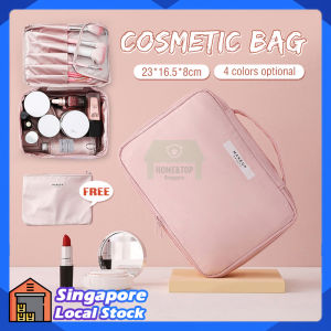Women Travel Cosmetic Bag Ins Large-Capacity Make Up Pouch Travel Wash Toiletry Makeup Brush Storage Bag Beauty Organizer Cosmetic Bag
