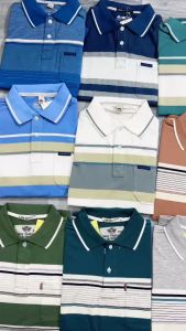 Áo thun nam trung niên có túi cao cấp-Chất liệu cotton cá sấu cao cấp - Form suông thoải mái size 52 tới 85kg