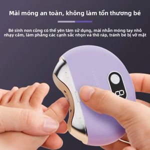 MONLEYTA | Máy cắt móng tay điện tử tự động đa chức năng dành cho trẻ em và người lớn Máy mài móng tay đa năng cho bàn chân và bàn tay
