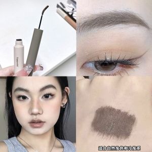 Cappuvini Fine Brush Head Eyebrow Gloss Women Brown Natural 3D Sweatproof Long-lasting Affordable Beginner Wild Eyebrow