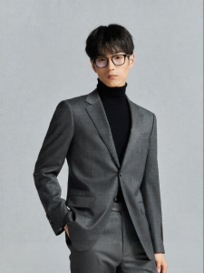 Business Autumn New Mens Suit Grey