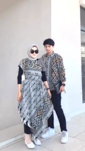 Dress Couple Tenun Clara Maxxydress Kondangan Prewedding ANSTORE14 -couple tenun -dress kondangan