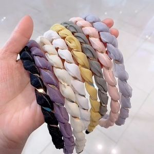 Bando Korea Dewasa Kepang Lilit Model Spiral Bandana Wanita Aksesoris Rambut Perempuan AK284