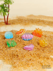 Ống Nghe Màu Sáng Tạo Mini Micro Sea Shell Beach Landscape Ocean Toy Phụ Kiện Ngủ Đồ Chơi Mô Phỏng Đồ Chơi Mô Phỏng