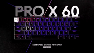 Logitech G PRO X 60 LIGHTSPEED Wireless Gaming Keyboard Ultra Compact TKL 60% Mechanical Keyboard for Windows PC LIGHT
