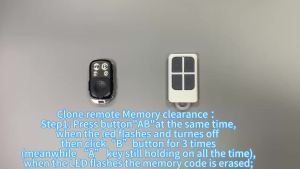 1/5/10PCS 433MHZ 4 Buttons Clone Fixed Learning Rolling Code Universal Garage Door Opener Remote Control Duplicator Garage
