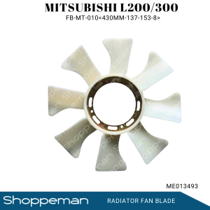 FUSO 4D31 RADIATOR FAN BLADE 410mmx137x153 8 BLADES MD317680 FB-MT-010