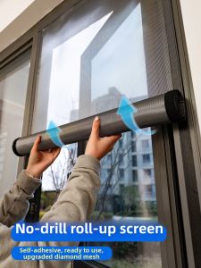 QINGHUACI | Invisible Self-adhesive Anti-mosquito Screen Window for Outer Opening