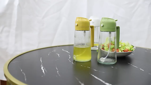 【✅SG stock】2 In 1 Olive Oil Dispenser/470ML Kitchen Oil Spray Bottle/Cooking Mist Oil Bottle/BBQ Cooking Oil Leakproof Spray Bottle