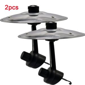 【Local Stock】Aitemay 1/2pcs Car Mini Crash Cymbal for Air Vent - Hand Percussion Drum Portable Car Interior Musical Instrument Adjustable Clip Clear Metal Sound Fun Car Accessory for Drummers and Music Lovers