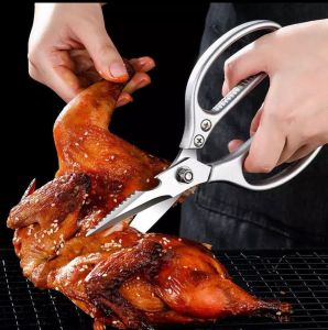 SK5 Japan Multipurpose Heavy Duty Kitchen Scissor Chicken Bone Fish Vegetables Scissors Gunting Ayam Tulang