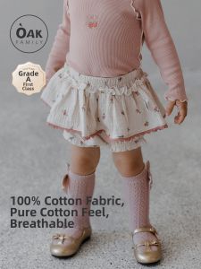 OAK FAMILY | Cotton Girls Bloomer Pants For Autumn