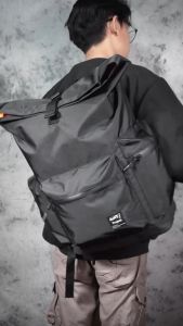 EVERLAST - SHANKS Tas Backpack Casual Full Black Waterproof - Tas Ransel Anti Air