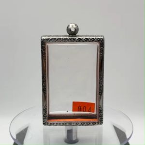 004 ตลับพระ กรอบพระสแตนเลสลายไทย สมเด็จใหญ่ สมเด็จไกเซอร์จัมโบ้ ขนาดวงใน 4.1*6.1 ซม. ขนาดใส่สวย 3.7*5.8 ซม. หรือขนาดพระที่ใกล้เคียง