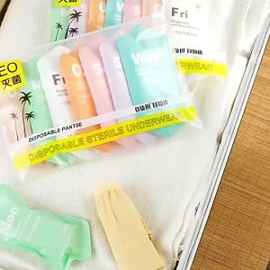 5pcs Disposable Panties Ladies Pure Cotton Sterile Travel Business Trip Shorts Portable Pregnant Women Postpartum Confinement