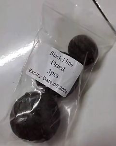 Dried Lemon Limau Kering (Lumi) ((3Pcs)) Limau Hitam | Nasi Arab Rempah