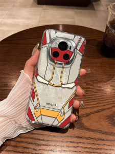 Huawei Honor Magic8 Iron Man Phone Case Transparent Full Cover 6 Lenses Protective Cover for Men And Women Creative Soft Silicon Anti-Fall