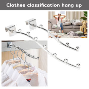 ZEO 5Balls/7 Balls Display Organizer Hooks Waved Clothes Hanger Storage Rack