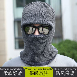 Thickened Fleece Winter Knitted Hat for Cycling Men Women Warm Windproof Cold Resistant Baroque Style Casual Fashion Cap