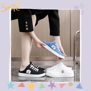 LHFriday รองเท้าผ้าใบผู้หญิง แต่งขอบรู่ย งานสวย ใส่ไปเรียน ใส่ทำงานได้เลย สวยแบบนี้ต้องมี