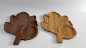 Đĩa gỗ hình lá Atiso – thiết kế độc đáo tôn nét đẹp bàn ăn và không gian sống hiện đại