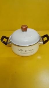 Nồi men nội địa Nhật size 20cm cao 10cm (mã 812) Dùng được bếp từ