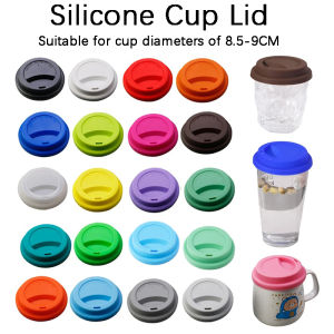 1PC Universal Reusable Silicone Cup Lid  Dustproof Fresh-keeping And Heat-insulating  Suitable For Various Diameter 8.5-9CM Cup