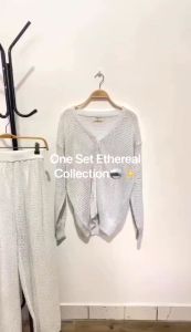 Vintage X Pukka Ethereal Pants (Celana Kulot Rajut Jaring Bolong)