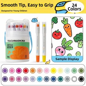Touch mark | Silky Washable Childrens Crayons